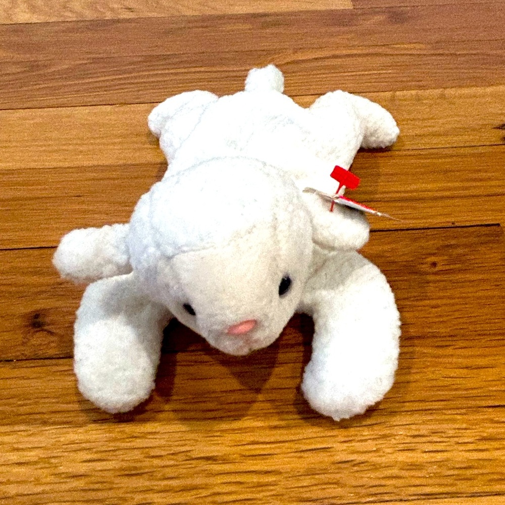 RARE VINTAGE Ty Beanie Baby “Fleece” with original tags! 🏷️